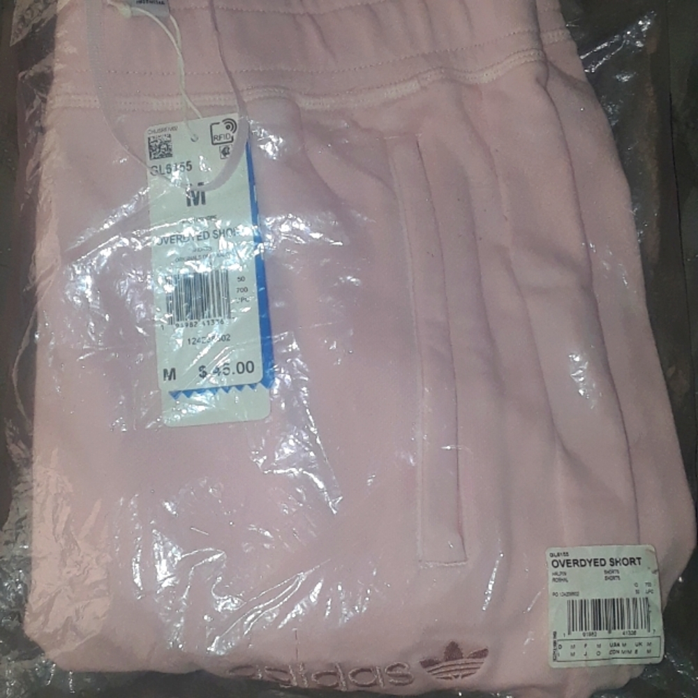 Adidas Originals Shorts, Size Med, Pink